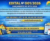 Edital 001 /2026 IPTU