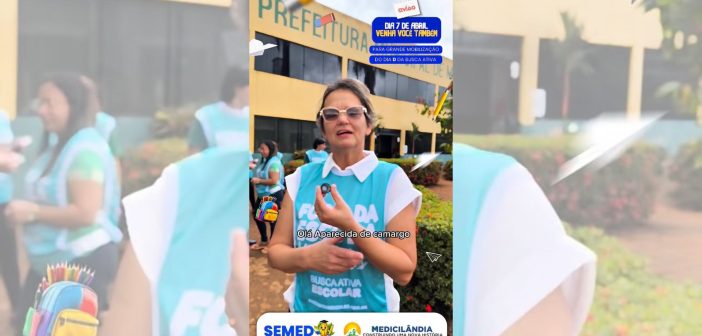 Educação em movimento: Município realiza Dia D da Busca Ativa Escolar